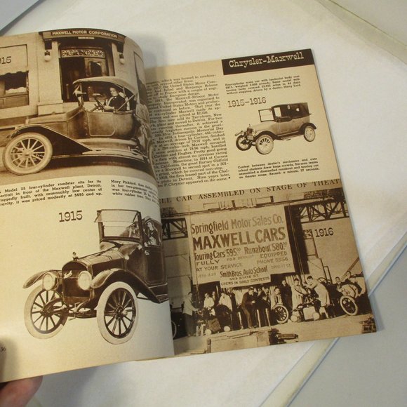 Vintage 1951 Oldtime Old Time Auto Automobile CAR Book Fawcett  Paperback - Picture 8 of 11
